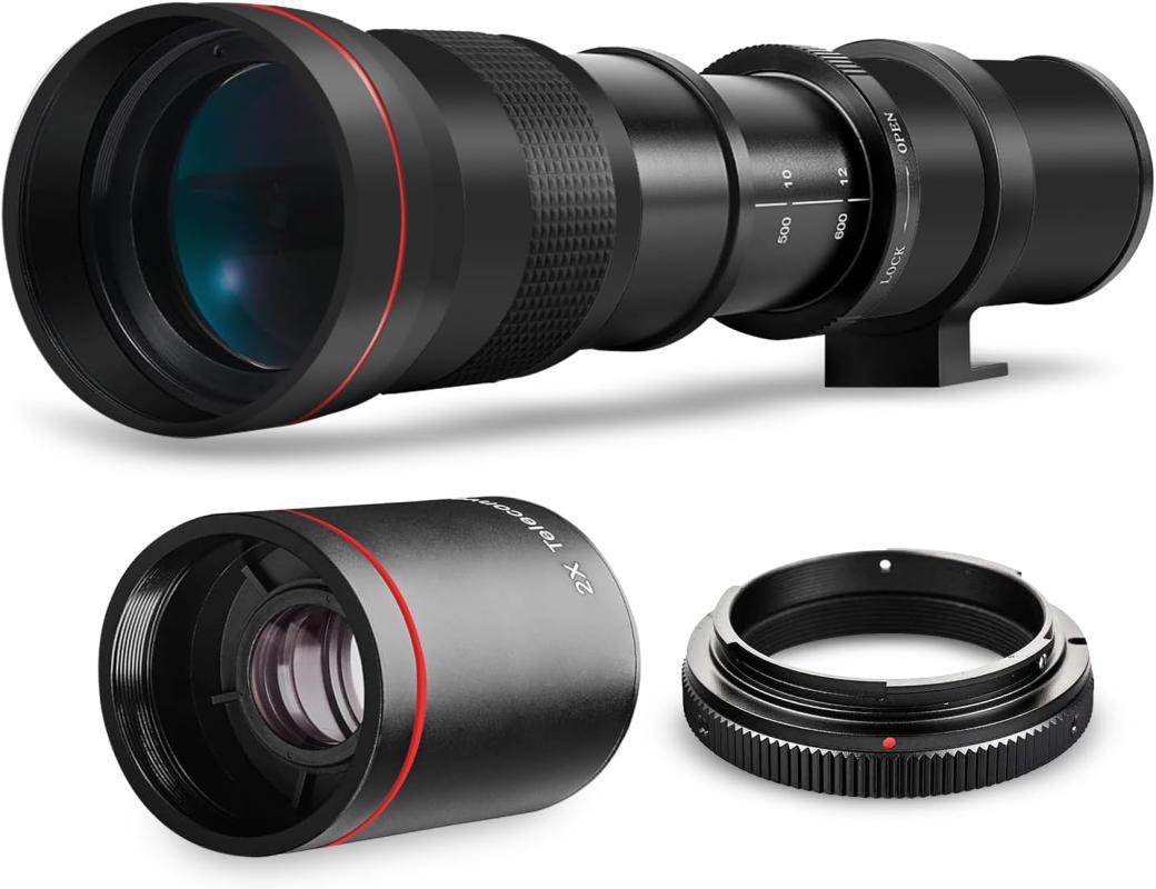Telephoto Zoom Lens for Canon EOS 80D